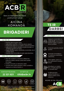 Brigadieris TD 2025